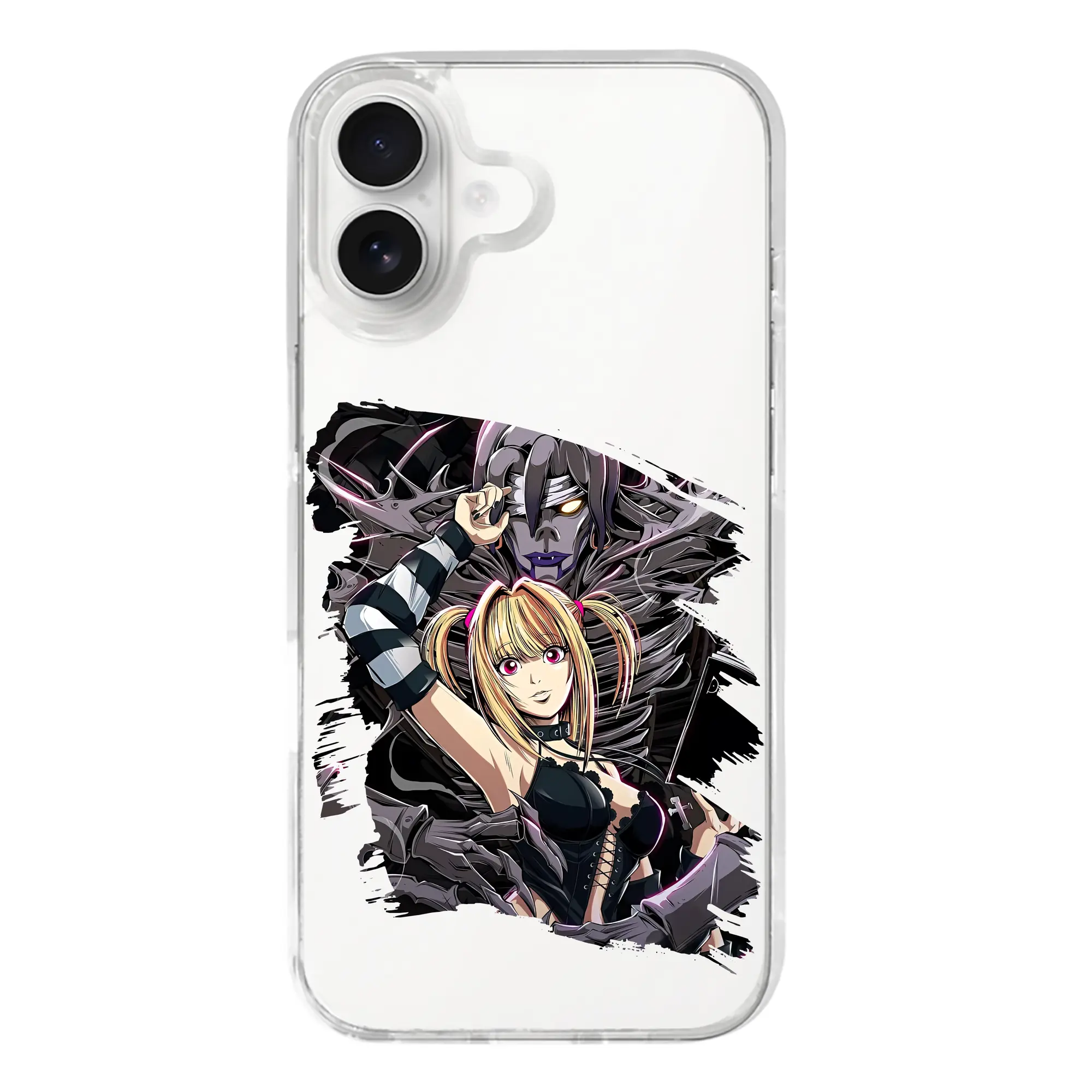 デスノート グッズ,弥海砂 - iPhone 17シリーズ 透明スマホケース – 薄型・耐衝撃・精密フィット保護カバー